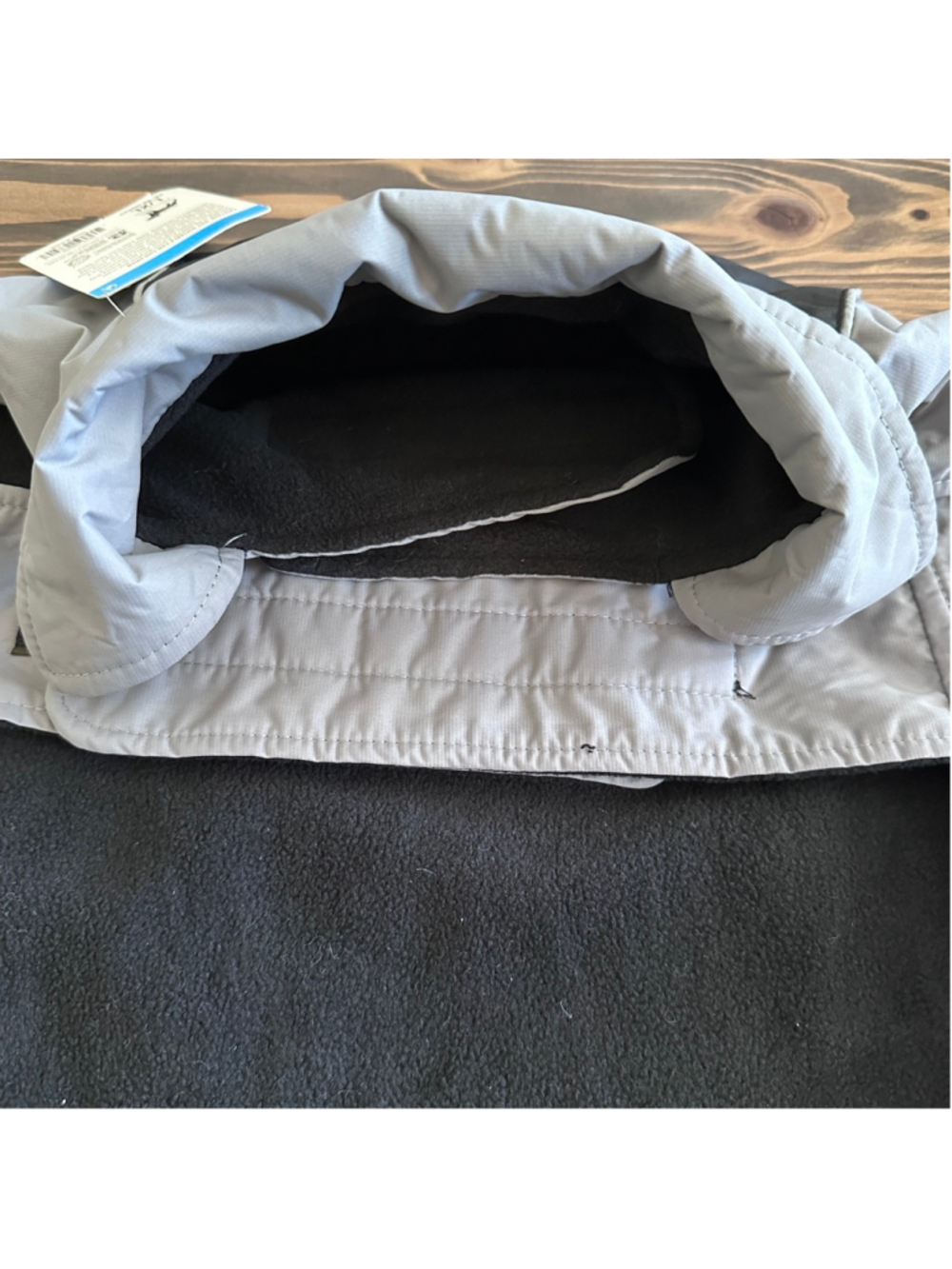 Petco Reflective Dog Jacket L/XL Gray Fleece Winter Coat NWT - Picture 5 of 6